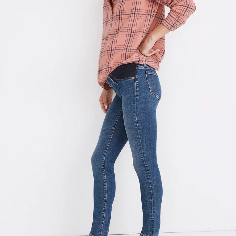 MADEWELL Maternity Side Panel Skinny Jeans